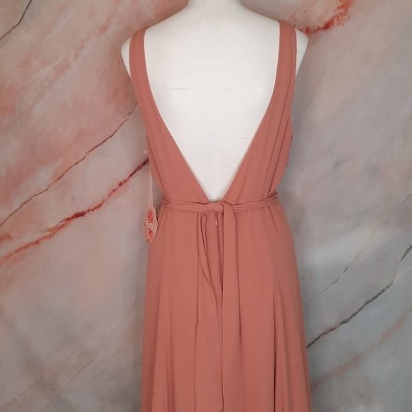 SMYM Jenn Rustic Mauve Maxi Dress - Picture 5 of 10